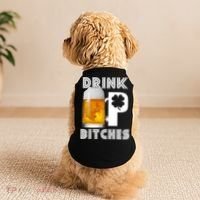 Drink Up Bitches Funny St. Patrick's Day Beer Drinking Doggie Tank thumb 2