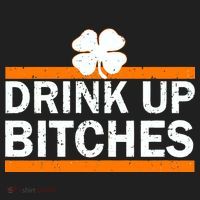 Drink Up Bitches Irish Clover Beanie thumb 2