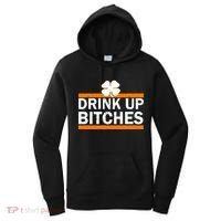 Drink Up Bitches Irish Clover Women's Hoodie thumb 0