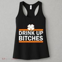 Drink Up Bitches Irish Clover Women's Tank Top thumb 3