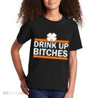 Drink Up Bitches Irish Clover Kids T-Shirt thumb 2