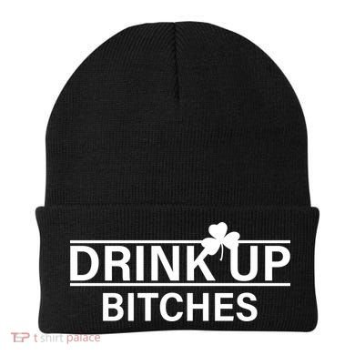 Drink Up Bitches Simple Logo Beanie