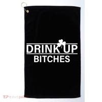 Drink Up Bitches Simple Logo Golf Towel thumb 0