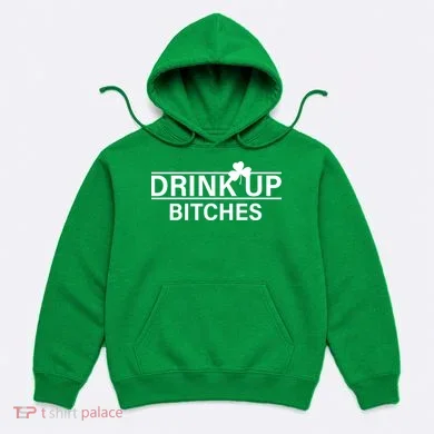 Drink Up Bitches Simple Logo Hoodie