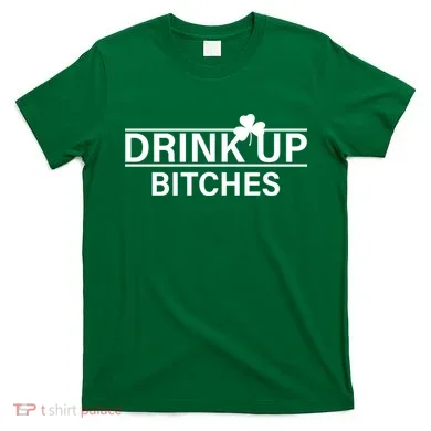 Drink Up Bitches Simple Logo T-Shirt