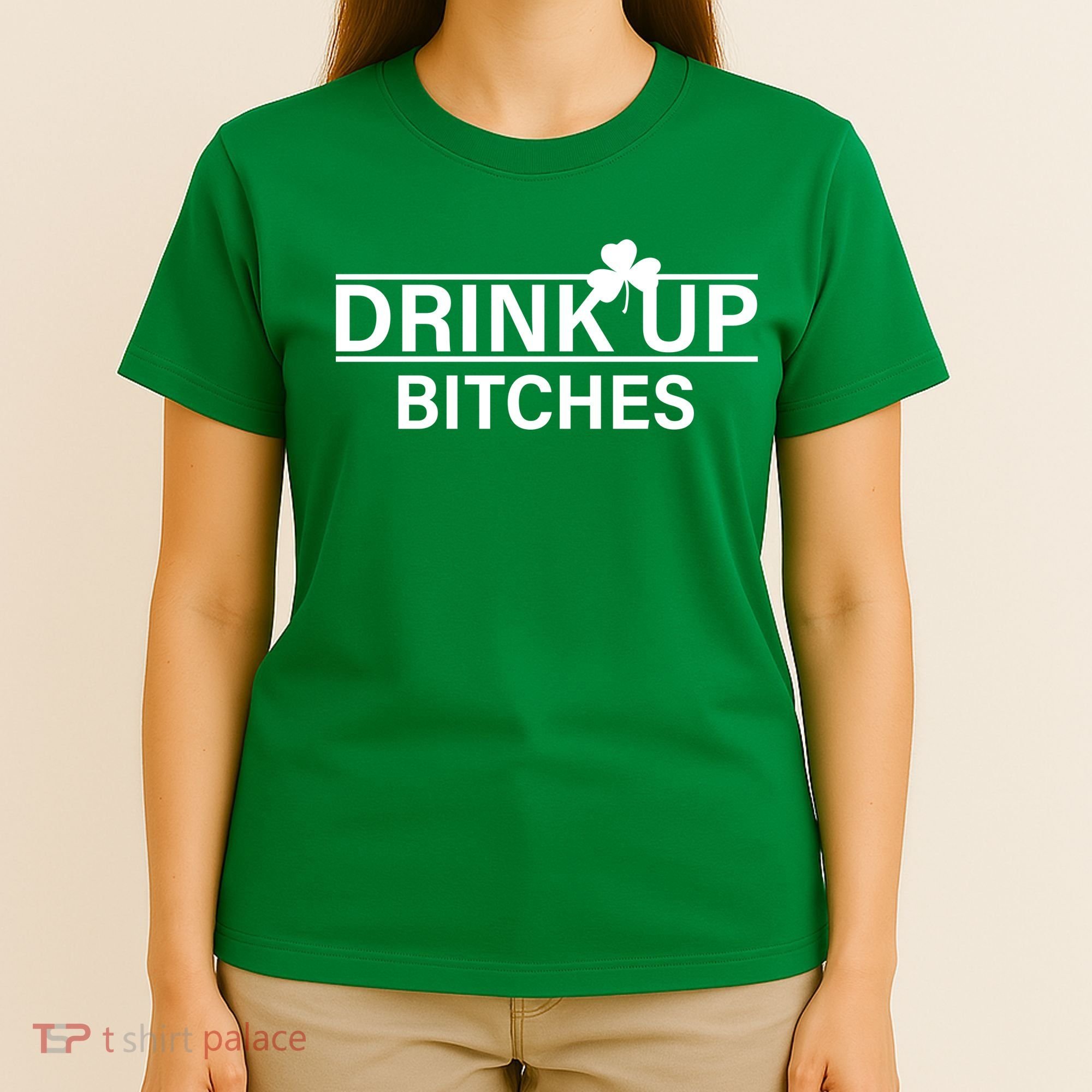 Drink Up Bitches Simple Logo T-Shirt