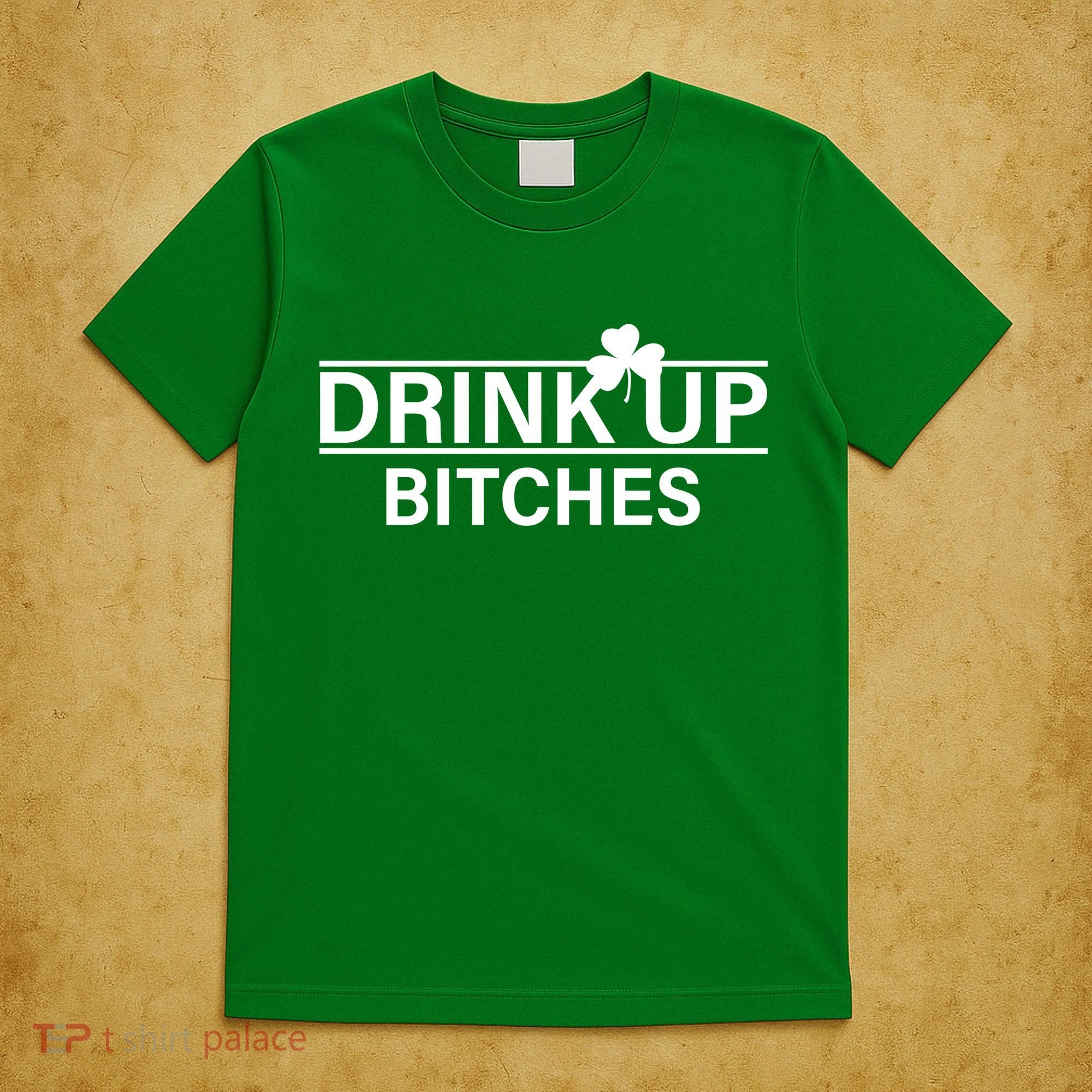 Drink Up Bitches Simple Logo T-Shirt