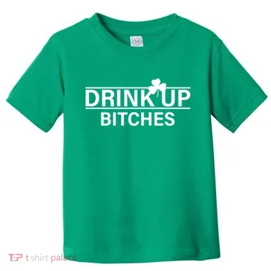 Drink Up Bitches Simple Logo Toddler T-Shirt