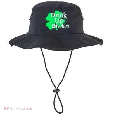 Drink Up Bitches St Patrick's Day Clover Bucket Hat