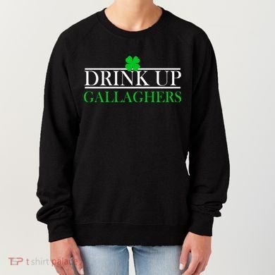 Drink Up Gallaghers Funny St. Patrick's Day Women's Sweatshirt