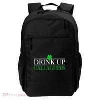 Drink Up Gallaghers Funny St. Patrick's Day Backpack thumb 0