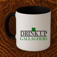 Drink Up Gallaghers Funny St. Patrick's Day Coffee Mug thumb 2