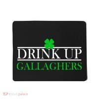 Drink Up Gallaghers Funny St. Patrick's Day Mousepad thumb 0