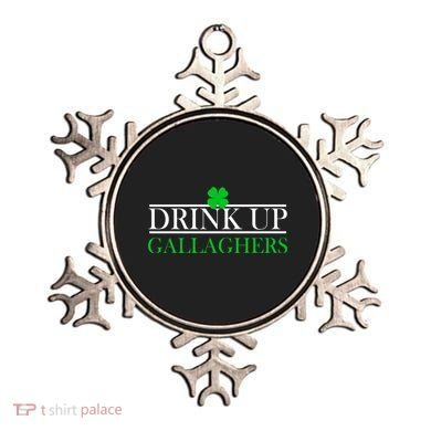 Drink Up Gallaghers Funny St. Patrick's Day Ornament