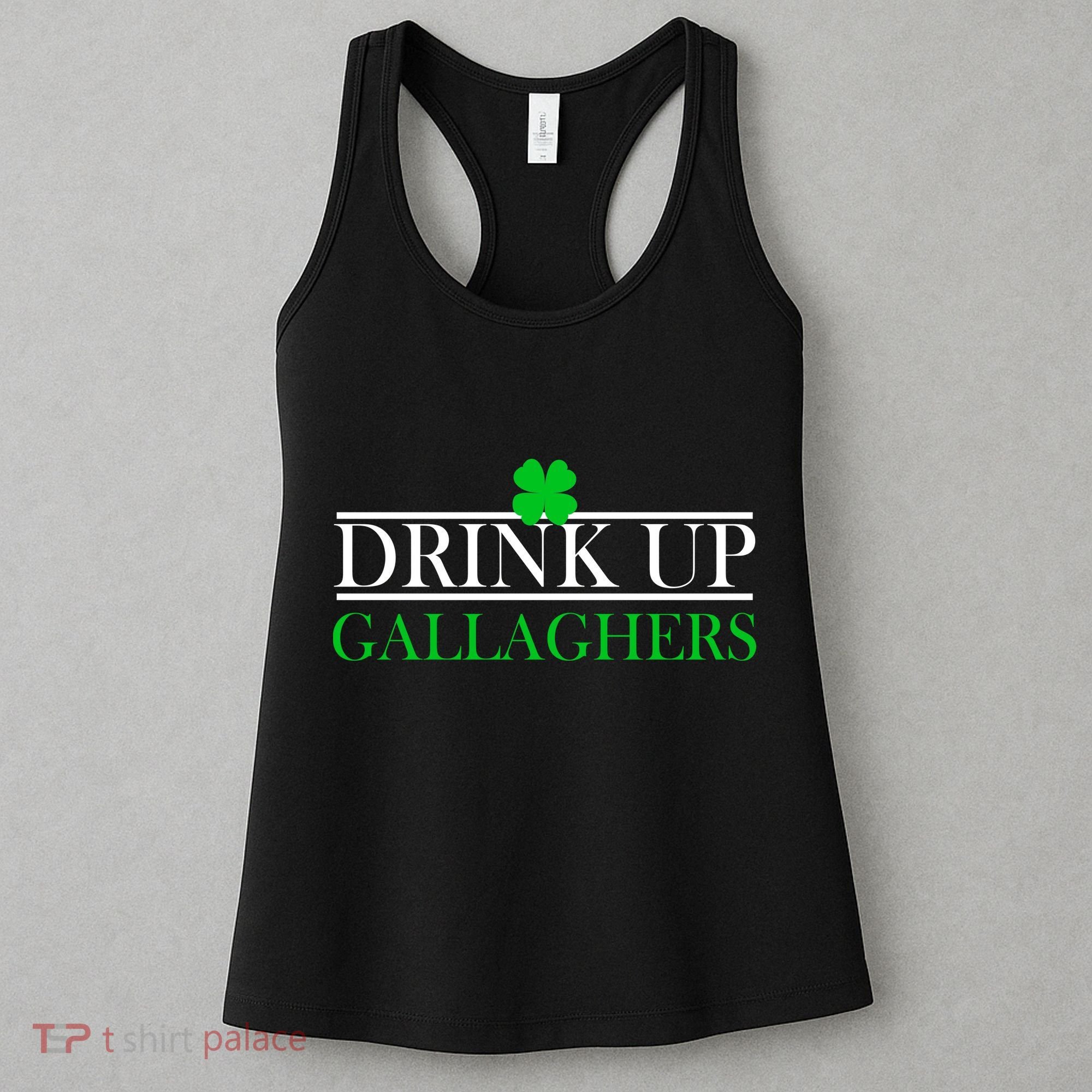 Drink Up Gallaghers Funny St. Patrick's Day Women's Tank Top