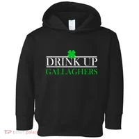 Drink Up Gallaghers Funny St. Patrick's Day Toddler Hoodie thumb 0