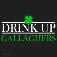 Drink Up Gallaghers Funny St. Patrick's Day Golf Towel thumb 3