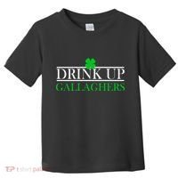 Drink Up Gallaghers Funny St. Patrick's Day Toddler T-Shirt thumb 0