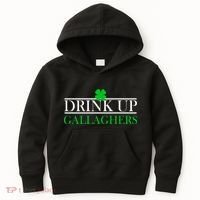 Drink Up Gallaghers Funny St. Patrick's Day Kids Hoodie thumb 0