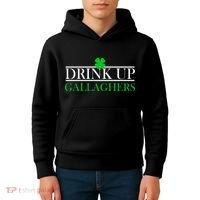Drink Up Gallaghers Funny St. Patrick's Day Kids Hoodie thumb 4