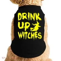 Drink Up Witches Doggie Tank thumb 0