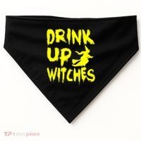 Drink Up Witches USA-Made Doggie Bandana thumb 0