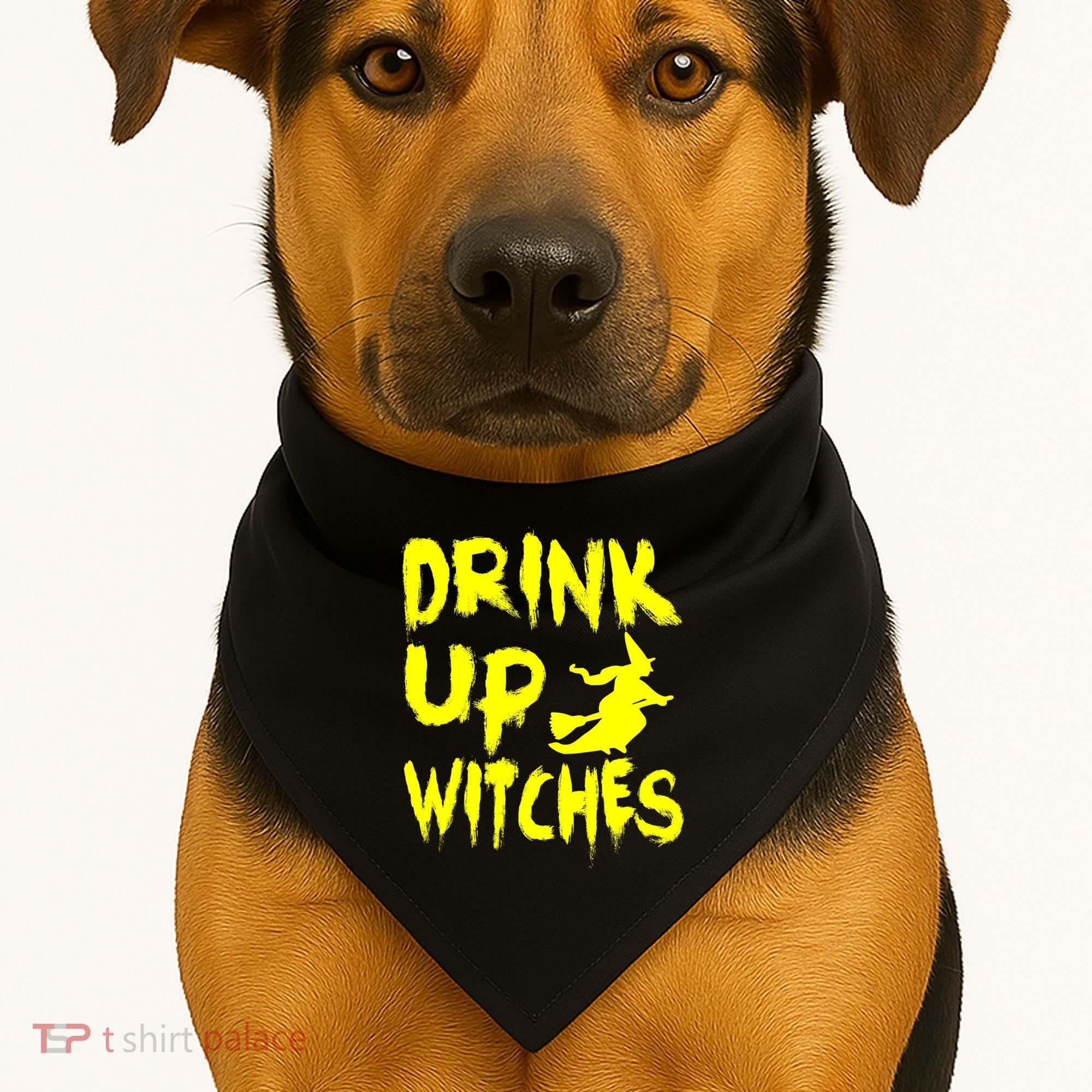 Drink Up Witches USA-Made Doggie Bandana