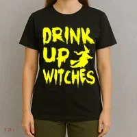 Drink Up Witches T-Shirt thumb 4