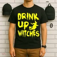 Drink Up Witches T-Shirt thumb 6