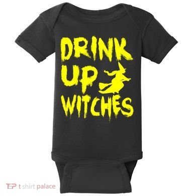 Drink Up Witches Baby Bodysuit