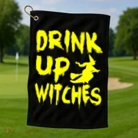 Drink Up Witches Golf Towel thumb 1