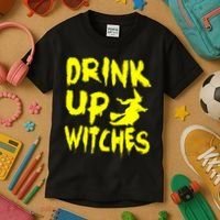 Drink Up Witches Kids T-Shirt thumb 3