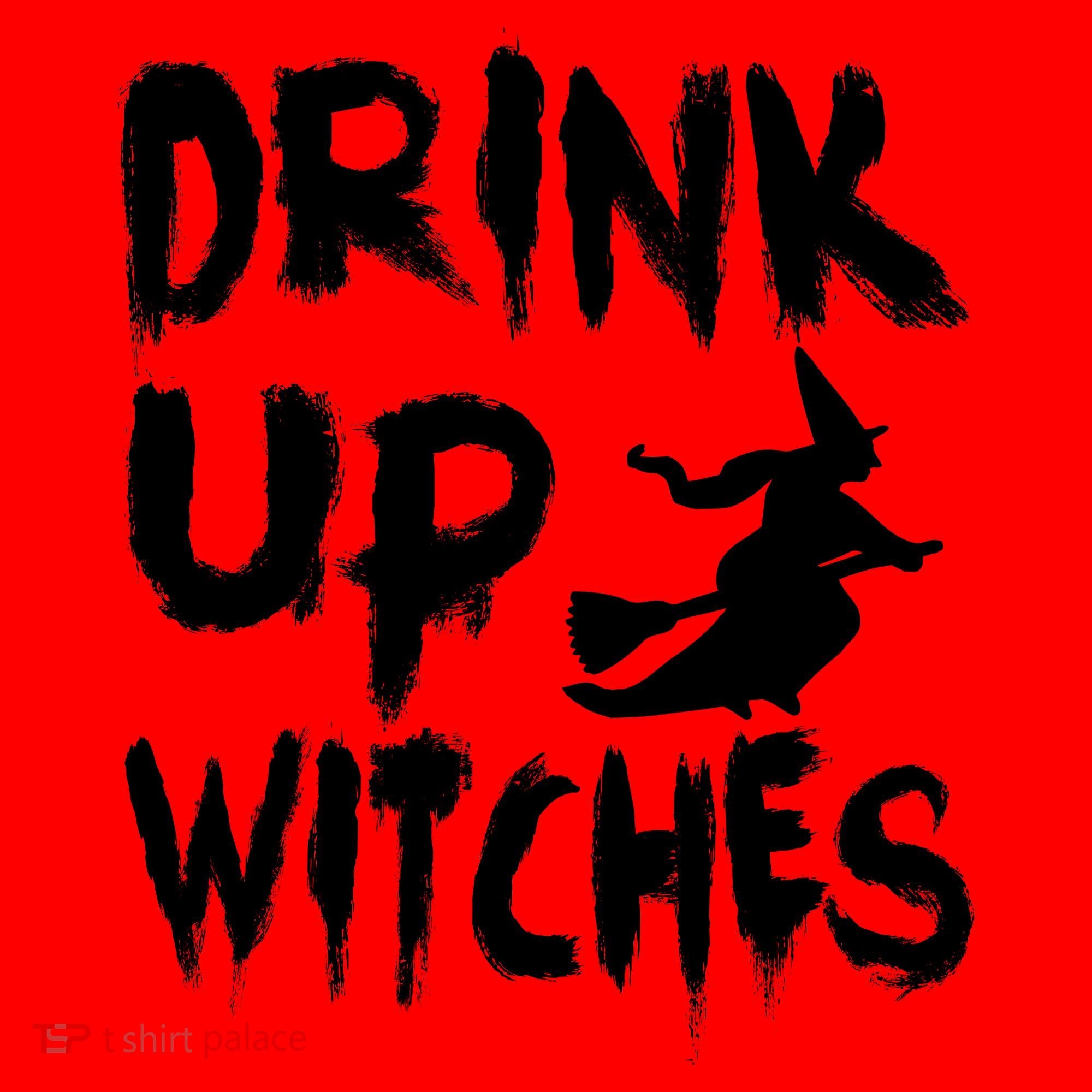 Drink Up Witches Santa Hat