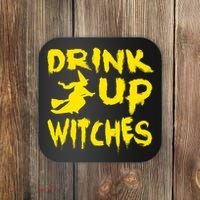 Drink Up Witches Funny Halloween Coaster thumb 0