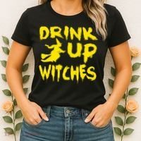 Drink Up Witches Funny Halloween Women's T-Shirt thumb 2