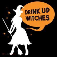 Drink Up Witches Funny Witch Doggie Tank thumb 4