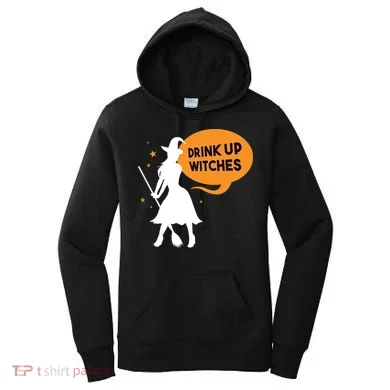 Drink Up Witches Funny Witch Women's Hoodie