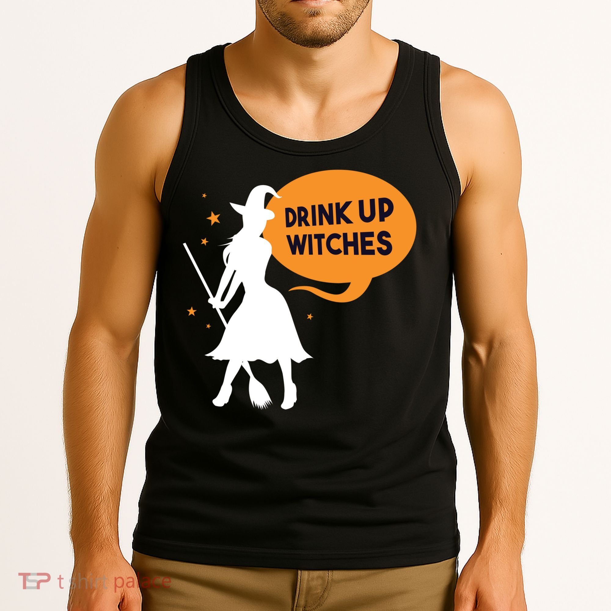 Drink Up Witches Funny Witch Tank Top