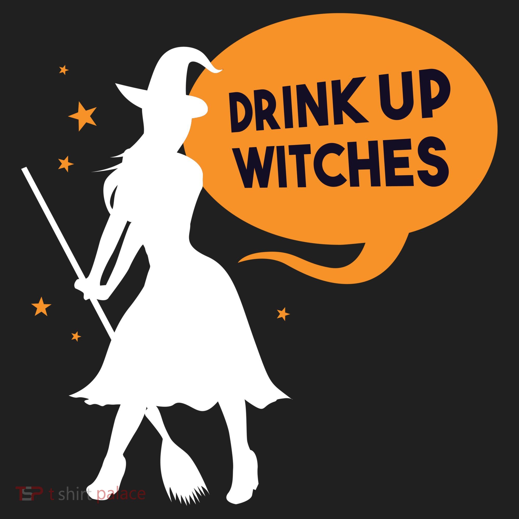 Drink Up Witches Funny Witch Golf Towel