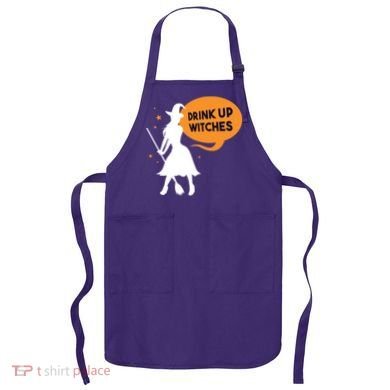 Drink Up Witches Funny Witch Apron