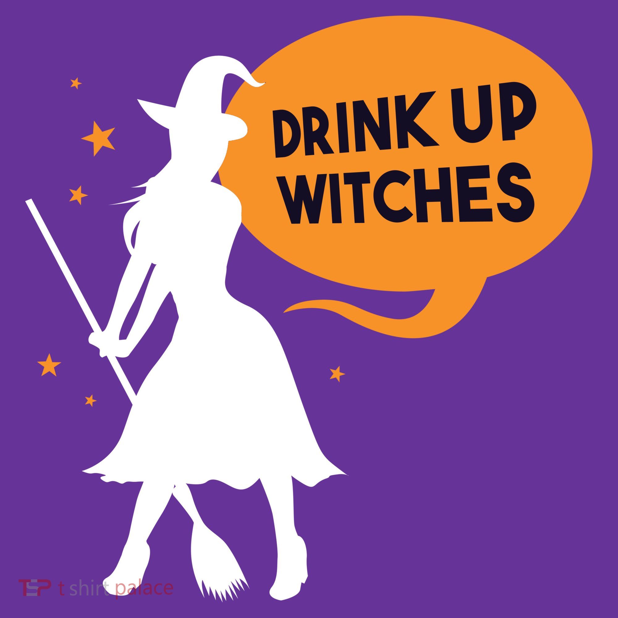 Drink Up Witches Funny Witch Apron
