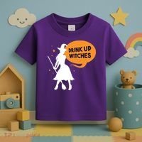 Drink Up Witches Funny Witch Toddler T-Shirt thumb 3