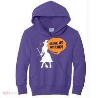 Drink Up Witches Funny Witch Kids Hoodie thumb 0