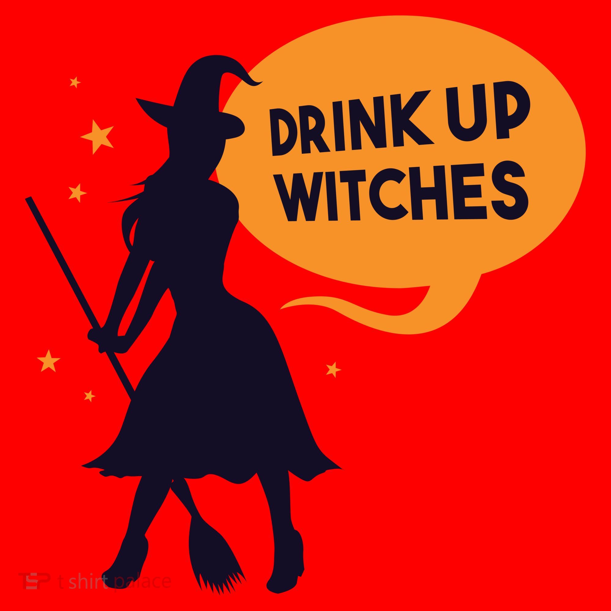 Drink Up Witches Funny Witch Santa Hat