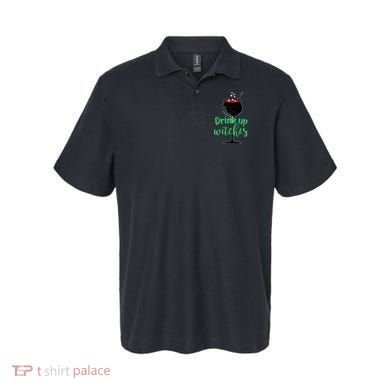 Drink Up Witches Halloween Wine Polo