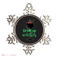 Drink Up Witches Halloween Wine Ornament thumb 0