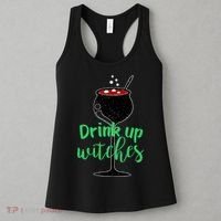 Drink Up Witches Halloween Wine Women's Tank Top thumb 3
