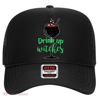 Drink Up Witches Halloween Wine Hat