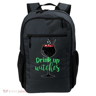Drink Up Witches Halloween Wine Backpack