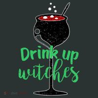 Drink Up Witches Halloween Wine Women's Long Sleeve Shirt thumb 2